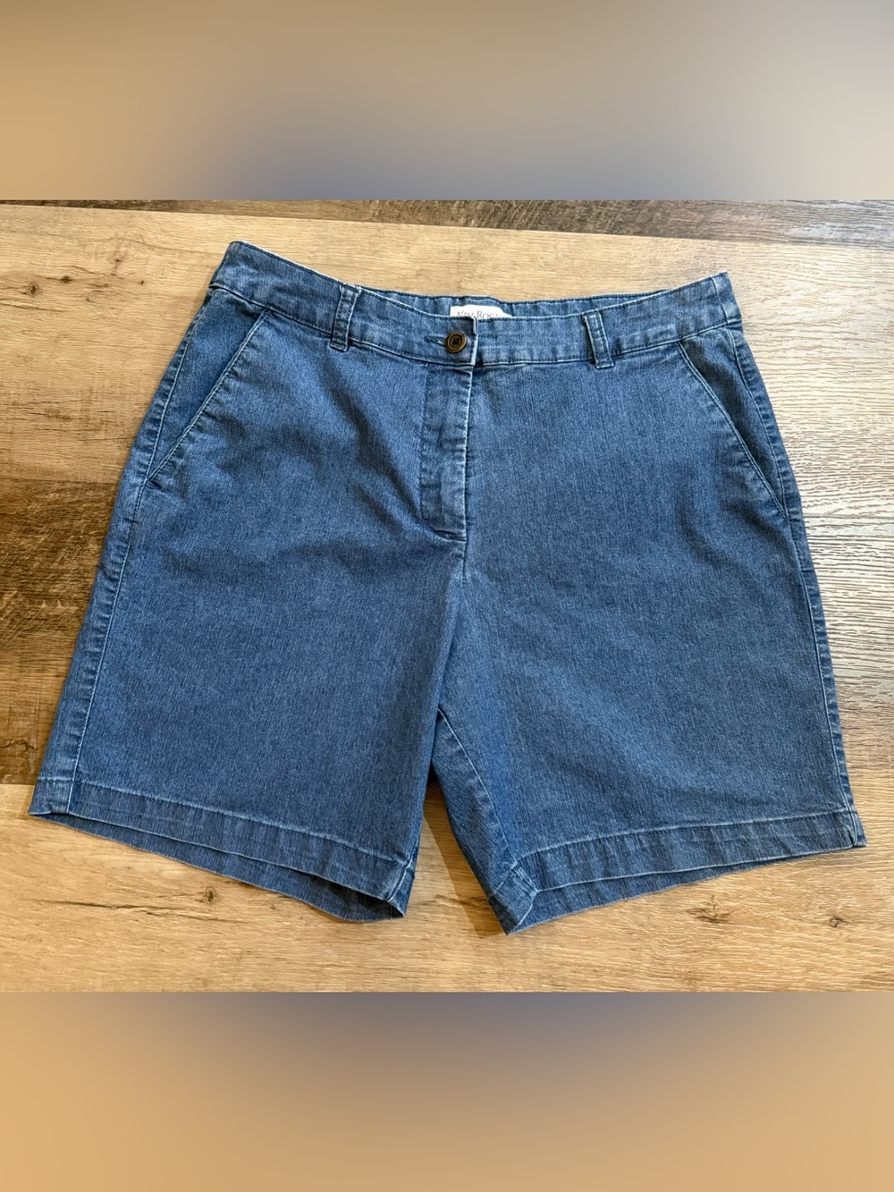 Kim Rogers Blue Denim Women's Shorts Size 12 - Picture 11 of 12